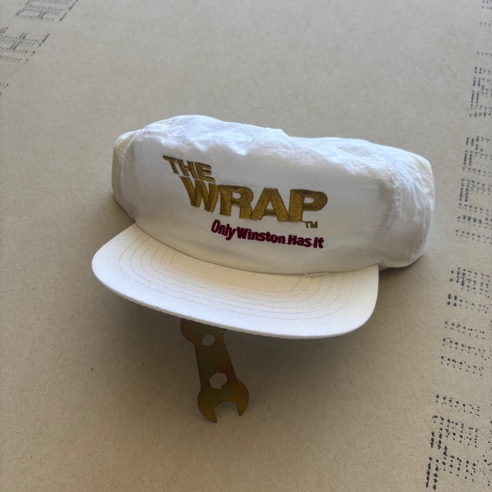 Vintage Winston The‎ Wrap Nylon Snapback Hat